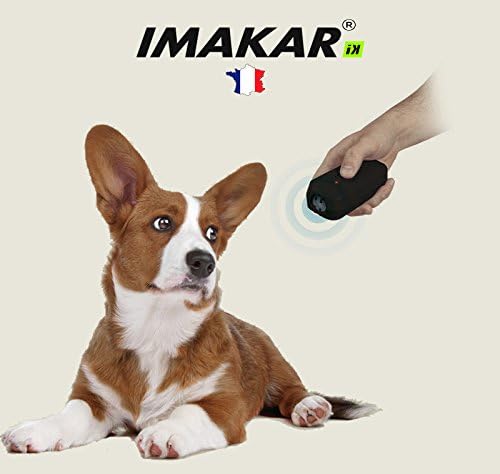&amp; # x2714; imakar® Ultrasonic Dog Dogs &amp; Cats, Free Collar. Perfect for Trainers Who Prefer an education non-offensive &amp; Shock Electric Power 9 V Battery &amp; Supplied with User Manual in English.