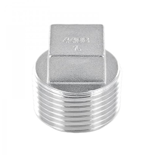 Square Thread Fitting Screw Cap Made of V4A Stainless Steel