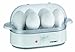 Produktbild Cloer 6091 Eierkocher mit akustischer Fertigmeldung / 400 W / für 6 Eier / antihaftbeschichtete Heizplatte