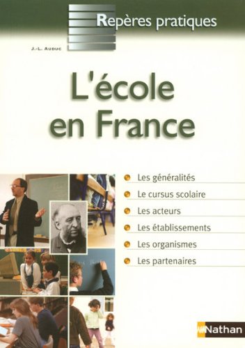 L'école en France L'école en France