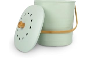 BIRAMBEAU - Seau A Compost 3,5 litres, Couleur Vert