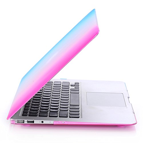 hibote MacBook Pro 15,4 „Case mit Retina Display, Soft-Touch-Kunststoff-Hartschalen-Snap On Carrying Case Cover für Apple MacBook Retina 15-Zoll A1398 Regenbogen - 3