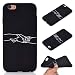 Produktbild Everainy Kompatibel für iPhone 6 Plus/iPhone 6S Plus Hülle Silikon Bumper Gummi Neu Cover Hüllen für iPhone 6 Plus/iPhone 6S Plus Handyhülle Stoßfest TPU Stoßstange Schwarz Schutzhülle (Muster)