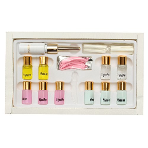 LuckyFine Wimpern Wimperndauerwelle Kit Liquid Eyelash Wave für 18 Anwendungen Wimpernwelle Wimpern-Curling-Satz - 4