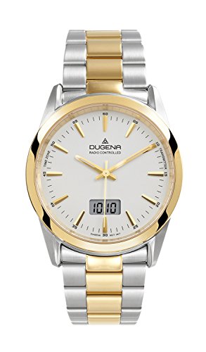 Herren-Armbanduhr XL Dugena Basic Analog Quarz Edelstahl beschichtet 4460474 Herren-Armbanduhr XL Dugena Basic Analog Quarz Edelstahl beschichtet 4460474