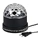 Produktbild Lilideni RGB LED Disco Ball Licht Sound Control Kristall Effekt Rotierenden Blitzlicht Plug & Play Dekoratives Licht für Party Stage Bar Club Room Feier AC110V ~ 220V