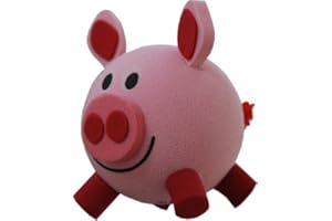 Cute Pink Piggy Pig Car Aerial Ball Antenna Topper OR Dashboard Wobbler! (one P&P charge no matter how many items you buy from Aerialballs.)