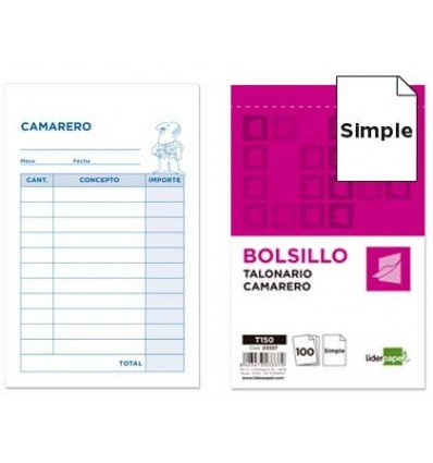 Liderpapel 23337 - Talonario