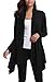 Produktbild MISS MOLY Damen Sommer Jacke Offene Cardigan Langarmshirt Outwear Elegant Schwarz - M