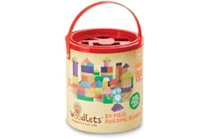 Woodlets Addo 80 Piece Blocks - Stacking Blocks For Children Ages 12 Months And Over
