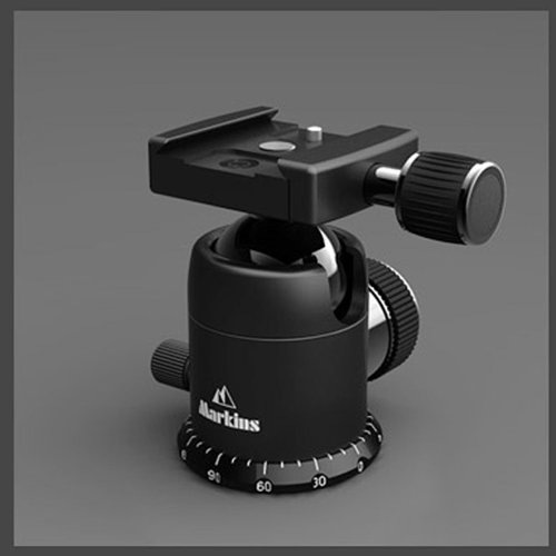 Markins Q3i Stativkopf (Ball Head) mit Schnell-Drehverschluss, schwarz