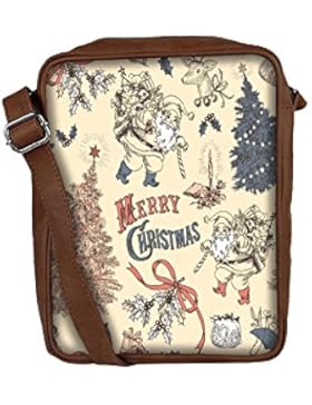 Snoogg , Damen Umhängetasche mehrfarbig multi