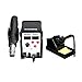 Produktbild rvsmda 898D US-Stecker 2 in1 LED Digital Display Hot Air Rework Station Löten Eisen mit Draht, Pinzette, 3 Spitzen, 3 Düsen