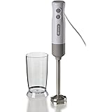 Ariete Frullatore a Immersione Breakfast 604, Frullatore a Immersione, Minipimer con 2 Velocità, Lama in Acciaio Inox, Gamba 