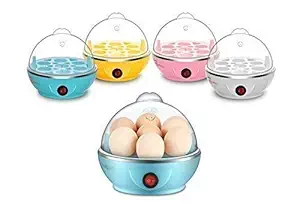 NYSHA 7 Eggs Boiler Cooker Steamer (Multicolour) Automatic Power Off