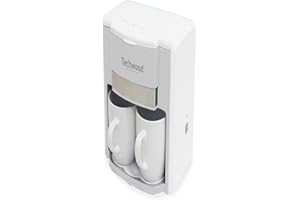 Techwood Ekspres do kawy 2 filiżanki Duo, pojemność 0,6L, biały
