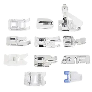 Imported 11Pcs Multifunction Presser Feet For Brother Singer Domestic Sewing