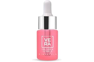 NAILFOR Olio Per Cuticole (15Ml) Fragranza Frutta, Idratante Per Unghie, Ripara, Protegge, Rinforzante Cuticole Per Manicure, Contagocce In Vetro Incorporato (Ananas)