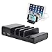 Produktbild YLOVOW Ladestation Desktop Ladestation Organizer Multi Device USB Ladestation Lagerung für Smartphones & Tablets für iPhone iPad Android