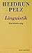 Linguistik: eine Einführung by 