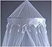 A-Express® White Mosquito Net Bed Canopy Up To King Size 100% Polyester 10 Meter Round