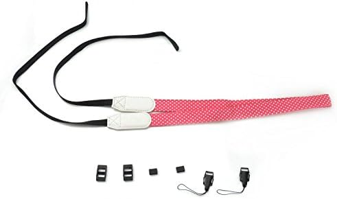 Lemmikki Lemmikki Cute Dot Camera Neck Strap for DSLR Camera /Binoculars Fujifilm Instax Mini (red)