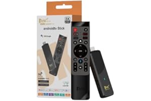 GENERIC TV98 Android TV 14.0 Streaming Stick, 8K Ultra HD, 5G WiFi, 16GB Storage, 2GB RAM, Bluetooth Remote Control, Black