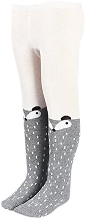 Yodensity Winter Girls Leggings Full Foot Tights Warm Thick Cotton Pants For Age 1-6 Years