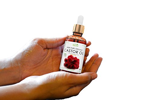 Rizinusöl 100% Reines Bio Kaltgepresst / 50ml / reduziert Juckreiz und Hautschwellungen / spendet Feuchtigkeit bei spröden Lippen / wirkt gegen Hautkrankheiten und Infektionen / heilt Akne / Bewirkt Wunder beim Haar und den Wimpern - 4