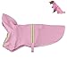 Produktbild ishowstore Hunde Regenmantel Poncho mit Kapuze mit Reflektierende Sicher Streifen und Hoods Wasserdicht Hund Regen Jacke