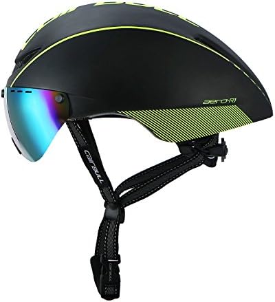 CDSS CAIRBULL Cycling Helmet Racing Bike Safety Helmet With Magnetic Goggles Mountain Road Pneumatic TT Bicycle Helmet