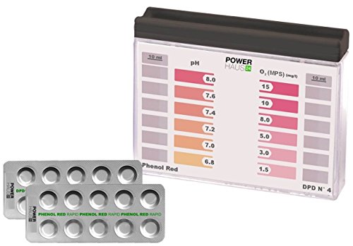 Power haus24 - AP-2, Pool tester para PH y oxígeno activo con 20 pastillas