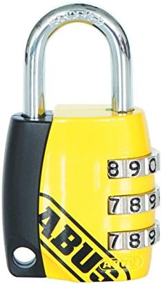 ABUS 53513 Die Cast Combination Padlock - Yellow