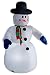 Produktbild Gartenpirat Schneemann 240 cm aufblasbar beleuchtet Weihnachtsdeko Figur groß