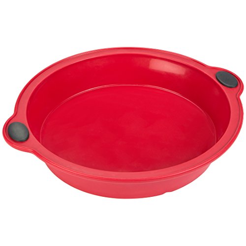 Levivo Silikon Kuchen-Backform / Silikon-Kuchenform ∅ 20 cm, Rot