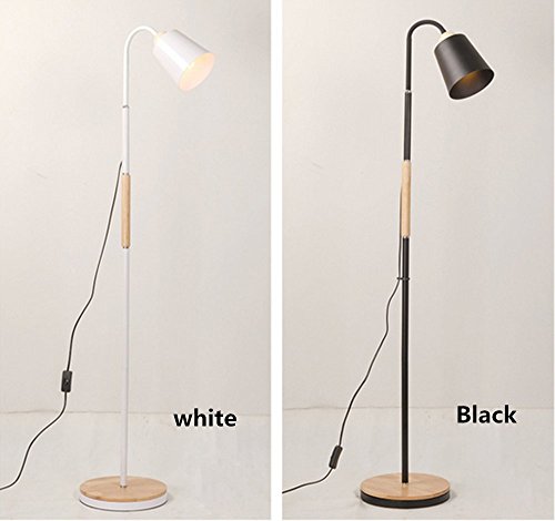 Floor Lamp Modern Led Standard Lamp Height 160cm 25cm Wooden Base