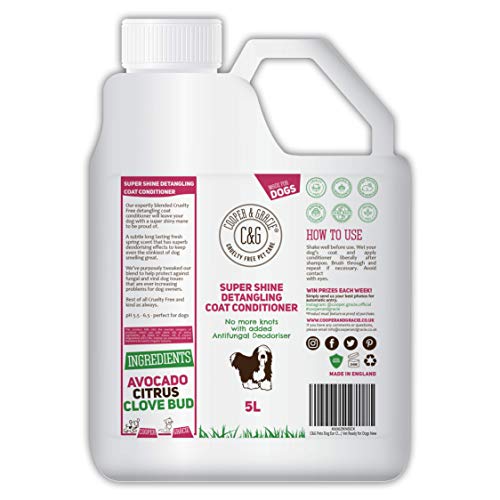 Cooper And Gracie C&G Cruelty free Pet Care C&G Spray desenredante para Perros, sin crueldad, sin enredos, para Perros Que se enredan, fórmula de Aseo Profesional