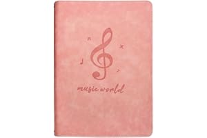 WEIGAV Carpeta de piel sintética con portapapeles, carpeta de partituras, soporte para coro, gestor de partituras, destinado a cantantes corales, gestor de partituras de tamaño de papel con una capacidad de