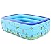 Produktbild Großes Aufblasbares Pool Erwachsenes Aufblasbares Pool Aufblasbares Waschbecken Familien-aufblasbares Schwimmen-Becken,Blue-300cm