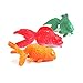 Model Plastic Goldfish Toys Set Pack of 12 Colorful