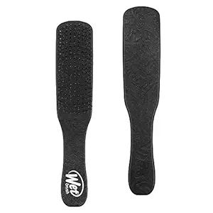 Wet Brush Mens Detangler Brush, Black - Stimulates Scalp & Beard for Fuller Stronger Healthier Hair - Intelliflex Bristles Promote Hair Growth & Protect from Breakage - Pain-Free for All Hair Types