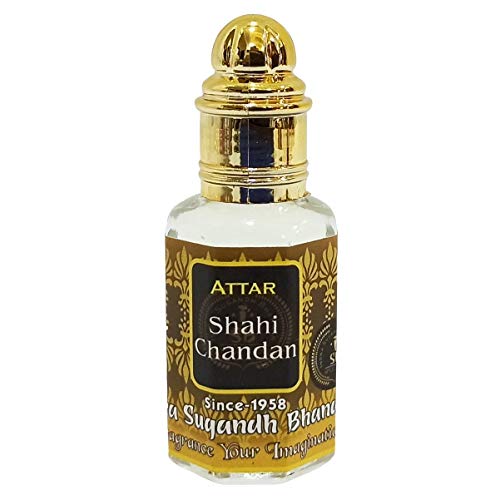 INDRA SUGANDH BHANDAR Attar For Men|Women Shahi Chandan Real Mysore Sandalwood Long Lasting Fragrance 12ml Rollon Pack