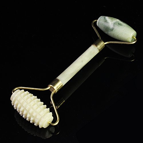 PsmGoods® Anti-Aging Jade Stein Massage Roller Gesichts-Entspannung Abnehmen Tool Natürliche Gesicht Körper Gesunde Kälte Therapie Roller - 3