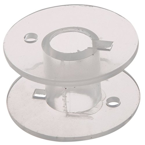 SODIAL (R) 25 freie Plastik Naehmaschine Spulen Passend Singer Bruder Janome Toyota