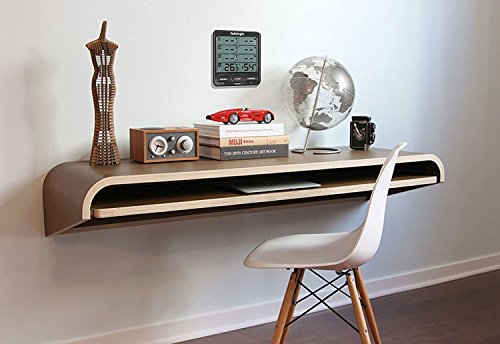 Sainlogic(R) Funk Wetterstation, Thermometer Hygrometer Digital Wetterstationen mit 3 Innen/Außen 8-Kanal Außensensor Luftfeuchte LCD Display Min/max - 4