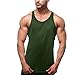 Produktbild Tukistore Herren Männer Muscle Gym Stringer Tank Top Bodybuilding Stringer Sportliches Training Fitness T-Shirts Weste