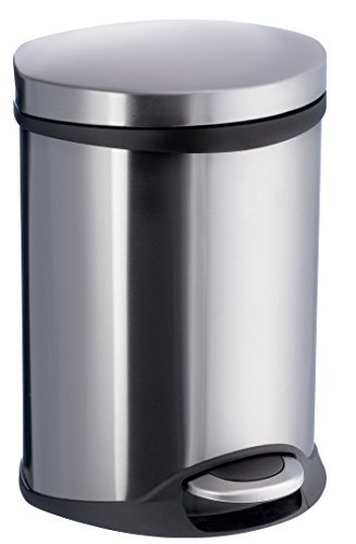 Smedbo OUTLINE LITE Kosmetikeimer 6 L Edelstahl gebürstet mit Softclose