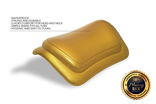 GoldenAge Komfort Badekissen – Optimales Badewannenkissen mit Saugnäpfen. Höchster Komfort für Kopf und Nacken - 6