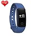 Produktbild Acfun ID107 plus Fitness Armband Fitness Tracker Smartwatch, Bluetooth 4.0 Smart Armband Smart Watch Smart Band Herzfrequenz Monitor Sport Schlaf Armband Fitness Tracker Pulsmesser Pedometer  für Android IOS Smartphone