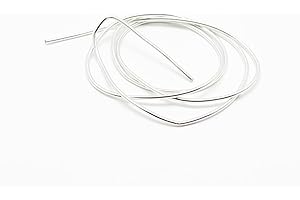 ARGENTO E DINTORNI Canottiglia canuttiglia tubetto per infilare collane finale (ARGENTO 1,5 MM)